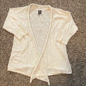 Take Out Cream Cardigan Sweater